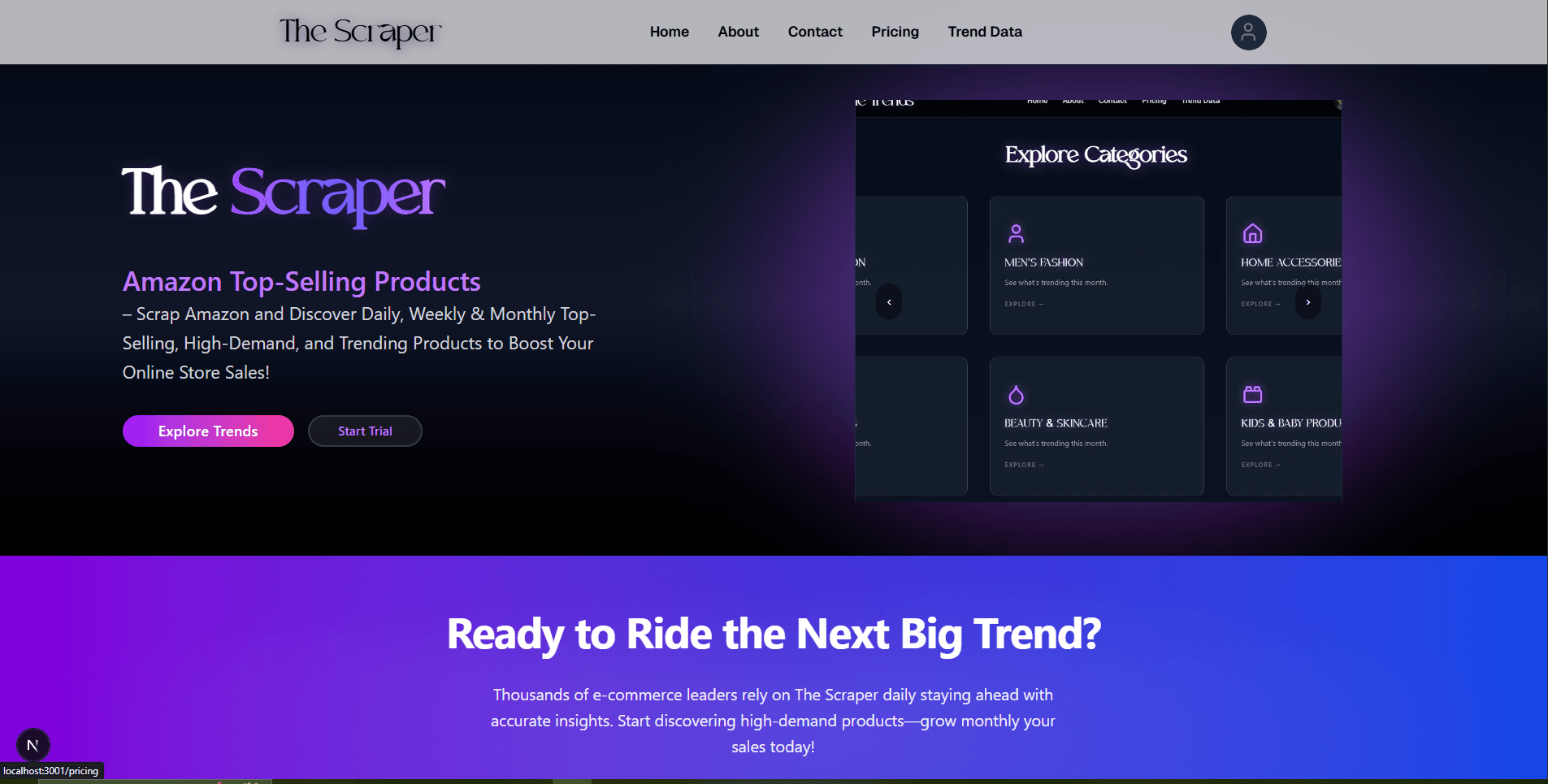 The Scraper - Trending Products on Amazon